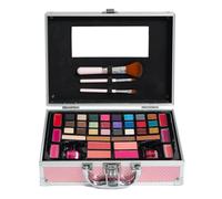 MYA Cosmetics - MYA Glam Pink | Mallette de maquillage professionnelle | Set fard à paupières, fard à joues, rouge à lèvres | Comprend pinceaux et pinceaux de maquillage