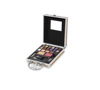 MYA Travel - Trousse de maquillage professionnelle avec ombres, fard à joues, rouge à lèvres, pinceaux (MYA Travel Gold)