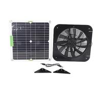 MYANEYPUO 100W 18V Solar Panel Powered Exhaust Fan, Solar Powered Attic Ventilator with 13.5 inch Fan, High Efficiency Solar Vent Fan for Pet House Chicken Coop RV Greenhouse, Monocrystallin