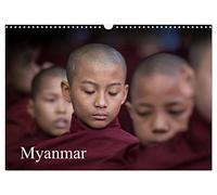 Myanmar 2026 (Wandkalender 2026 DIN A3 quer), CALVENDO Monatskalender: Myanmar - buntes "Goldenes Land".