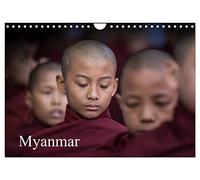 Myanmar 2026 (Wandkalender 2026 DIN A4 quer), CALVENDO Monatskalender: Myanmar - buntes "Goldenes Land".