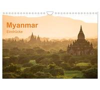 Myanmar - Eindrücke (Wandkalender 2026 DIN A4 quer), CALVENDO Monatskalender: Myanmar- Die Zeit scheint stehen geblieben zu sein ...