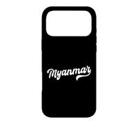 Myanmar Typeset Love Culture birmane Coque pour iPhone 17 Pro Max