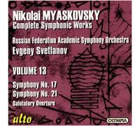 Miaskovski – Symphonies n°17 et 21 – Svetlanov – Alto