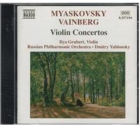 Ilya Grubert – Concertos pour violon (Myaskovsky, Vainberg) – CD – NAXOS (Neuf)