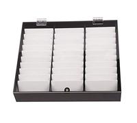 Myazs Boîte de rangement pour faux ongles - 33 compartiments - Boîte de rangement vide pour faux ongles