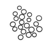 Myazs - Courroie de roue inactive en caoutchouc pour lecteur de cassette, enregistreur, lecteur de bande, 3,5 mm d'épaisseur, pour SHARP700 et 800, 20 pièces, Noir
