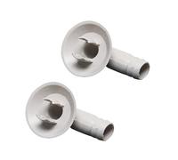 Myazs Lot de 2 connecteurs de sortie de vidange pour climatiseur - Raccord coudé - Installation facile - Buse de vidange pour climatiseur, pièces d'appareils ménagers, réparation de climatiseur