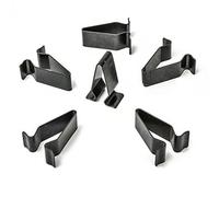 Myba-s CL-0383 Lot de 10 clips de fixation en métal pour revêtement