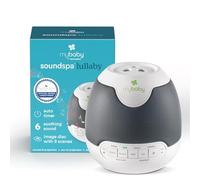 MyBaby Machine sonore et projecteur - La machine à dormir pour bébé joue 6 sons et berceuses, projette des images apaisantes - Minuterie d'arrêt automatique, volume réglable, idéal pour les listes de