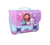 mybagstory - Cartable Gabby's Dollhouse - Fille 38x33x12 cm - 2 compartiments - Fermeture à rabat - Sac école primaire