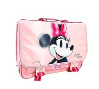 mybagstory - Cartable - Minnie Mouse - Enfant - Ecole - Primaire - Maternelle - Garderie - Cartable Fille - Taille 41 cm - Bretelles réglables - Idée Cadeau - 100 ans Disney