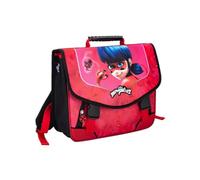 mybagstory - Cartable pour fille miraculous rouge - Enfant - Ecole - Maternelle - Garderie - Primaire - Taille 38 cm - Bretelles réglables - Idée Cadeau