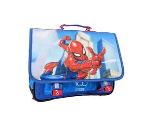 mybagstory - Cartable - Spiderman - Enfant - Ecole - Primaire - Maternelle - Garderie - Cartable garçon - Taille 41 cm - Bretelles réglables - Idée Cadeau - 100 ans Disney