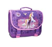mybagstory - Cartable Unicorn Academy - Fille 38x33x12 cm - 2 compartiments - Fermeture à rabat - Sac école primaire
