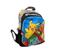 mybagstory - Pokémon - Sac à dos garcon 38x28x16 cm - Sac scolaire enfant primaire avec 2 compartiments zippés - Enfant - Ecole - Maternelle - Idée cadeau
