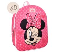mybagstory- Sac à dos - 3D - Minnie Mouse - Rose - Enfant - Ecole - Maternelle - Garderie - Primaire - Cartable fille - Taille 32