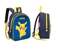 mybagstory - Sac à dos 3D - Pokémon - Bleu - Enfant - Ecole - Maternelle - Garderie - Cartable garçon - Taille 32 cm - Bretelles réglables - Idée Cadeau