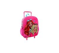 Mybagstory - Sac à dos à roulettes Fille 3D - Rose - 30.5 cm