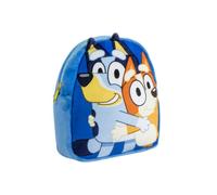 mybagstory - Sac à dos Bluey peluche - Enfant 25x20x8 cm - Ultra doux - 1 compartiment zippé - Mini sac doudou pour crèche, maternelle, sorties ou cadeaux