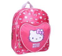 mybagstory | Sac à Dos Hello Kitty Enfant | Idéal Maternelle et École | Collection Suivez l'arc-en-ciel Rose | Bretelles Ajustables et Poche Cœur | 30x25x11 cm