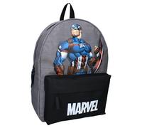 mybagstory - Sac à dos - Marvel - Gris - Enfant - Ecole - Maternelle - Garderie - Primaire - Cartable garçon - 39 cm - Idée Cadeau