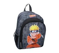 mybagstory - Sac à dos - Naruto - Gris - Enfant - Ecole - Primaire - Maternelle - Garderie - Cartable - garçon - Taille 35 cm - Bretelles réglables - Idée Cadeau