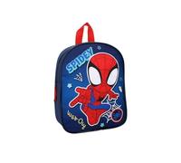 mybagstory - Sac à dos pour enfant garcon spidey bleu - Enfant - Ecole - Maternelle - Garderie - Crèche - Cartable garcon - Taille 29 cm - Bretelles réglables - Idée Cadeau