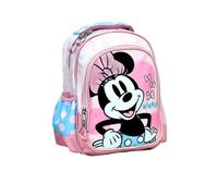 mybagstory - Sac à dos pour fille Minnie Mouse - Enfant - Ecole - Maternelle - Garderie - Cartable - Bretelles réglables - Idée Cadeau - 30 cm - Minnie Mouse - Rose/Bleu