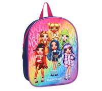 mybagstory - Sac à Dos Rainbow High Fille Bleu 29 cm | Idéal pour l'école, la maternelle et le primaire, avec bretelles réglables.