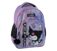mybagstory | Sac à dos scolaire Kuromi | 42x14x32cm | Violet | Format idéal dès 5 ans en polyester robuste. Design Kuromi parfait pour une rentrée totalement stylée.