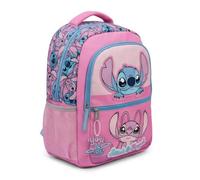 mybagstory | Sac à dos scolaire Stitch | Rose et Bleu | 42x14x35 cm
