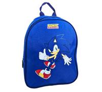 mybagstory - Sac à Dos Sonic Garçon Bleu 32 cm | Idéal pour l'école, la maternelle et le primaire, avec bretelles réglables : une idée cadeau parfaite.
