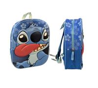 mybagstory - Sac à dos Stitch 3D - Enfant 31x26x10 cm - Effet relief - 1 compartiment zippé - Bretelles ajustables - Sac école maternelle ou sortie - idée cadeau