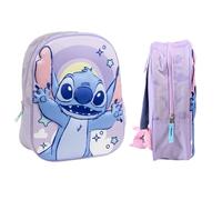 mybagstory - Sac à dos Stitch 3D - Enfant 31x26x10 cm - Effet relief - 1 compartiment zippé - Bretelles ajustables - Sac école maternelle ou sortie - idée cadeau