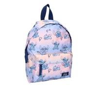 mybagstory Sac à dos - Stitch - Disney - Bleu - Enfant - Ecole - Primaire - Maternelle - Garderie - Cartable Fille - Taille 31 cm - Bretelles réglables - Idée Cadeau