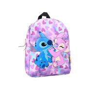 mybagstory - Sac à dos - Stitch - Stitch et Angel - Disney - Enfant - Ecole - Primaire - Maternelle - Garderie - Cartable fille - Taille 31 cm - Bretelles réglables - Idée Cadeau