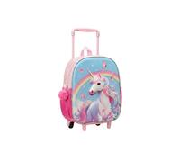 Mybagstory - Sac à roulettes Licorne 3D rose