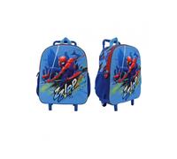 Mybagstory - Sac à roulettes (Trolley) Spiderman (Bleu Rouge)