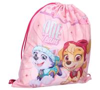 mybagstory - Sac de piscine - Pat Patrouille - Rose - Enfant - Ecole - Garderie - Primaire - Sac Fille - Taille 44 cm - Bretelles réglables - Ficelle - Idée Cadeau