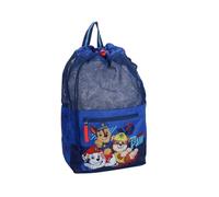 mybagstory - Sac de sport pour garcon Pat Patrouille Bleu - Enfant - Ecole - Garderie - maternelle - Sac Garçon - Taille 40 cm - Bretelles réglables - Ficelle - Idée Cadeau