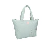 mybagstory | Sac Shopping Hello Kitty | Vert Pastel | 32x14x48 cm | Idéal pour vos courses et sorties quotidiennes | Toile résistante et légère | Design exclusif sous licence officielle