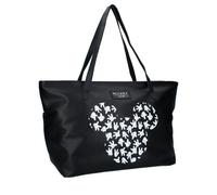 mybagstory - Sac Shopping - Mickey - Disney - Femme - Adolescente - Plage - Courses - Lycée - Collège - Taille 56 cm - Bretelles