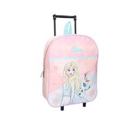 mybagstory - Sac trolley pour fille Reine Des Neiges - Enfant - Ecole - Maternelle - Garderie - Cartable fille - Taille 39 cm - Pas de Bretelles - Roulettes - Idée Cadeau
