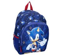 mybagstory | Sonic Sac à Dos Enfant Still Unstoppable | Cartable Scolaire Bleu pour Garçon dès 5 ans | Idéal École Primaire, Maternelle et Loisirs | Dimensions 35x27x18 cm