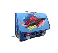 mybagstory - Spiderman - Cartable garçon 31x41x16 cm - Sac scolaire avec 2 compartiments à clips et petite poche intérieure - Dos matelassé - Primaire