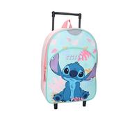 mybagstory - Stitch - Sac à Dos à roulettes Fille 33x25x11 cm - Trolley Maternelle avec 1 Compartiment zippé - Cartable léger à Tirer