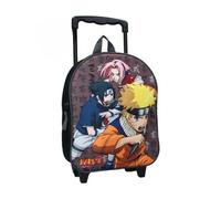 mybagstory - Trolley - Naruto - Enfant - Ecole - Maternelle - Garderie - Primaire - Cartable Garçon - Taille 32 cm - Bretelles réglables - Roulettes - Idée Cadeau