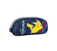 Mybagstory - Trousse Pokémon Double Compartiments École, Maternelle, Garderie - 22.5 cm - Idée Cadeau