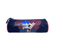 mybagstory - Trousse Scolaire Sonic Garçon Bleu 8,5x7,5x23 cm